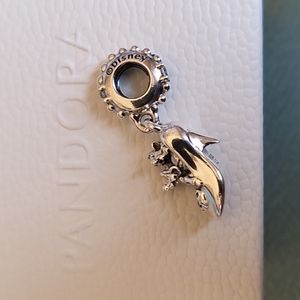 Disney Authentic pandora Cinderella shoe with mouses inside